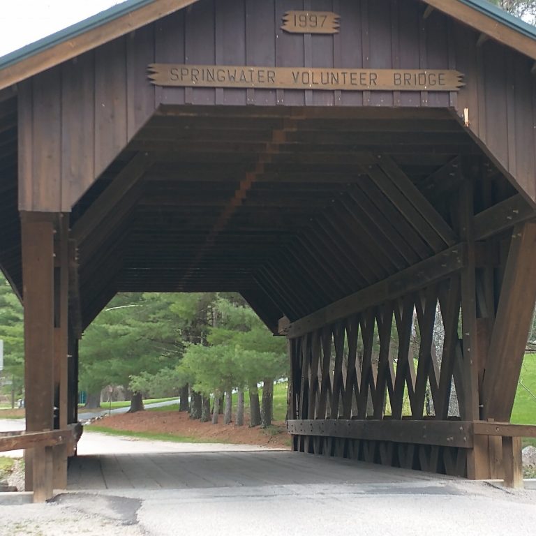 springwater covered bridge picture 768x768