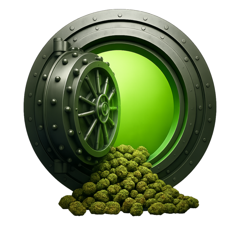 official green vault logo transparent background 768x768